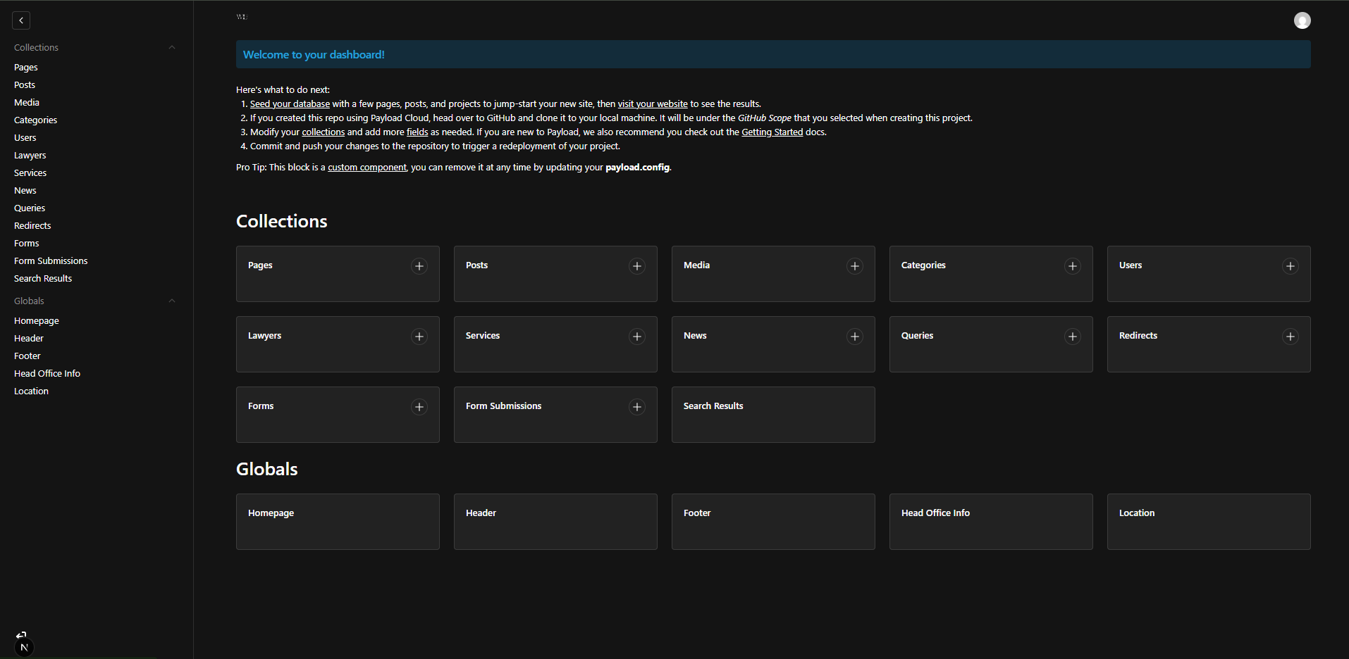 WaqarLaw legal consultation platform dashboard WaqarLaw legal consultation platform dashboard